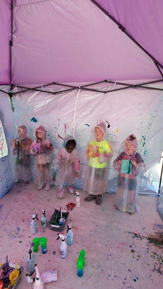 Splatter paint event